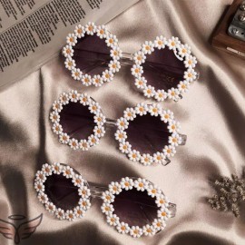 عینک افتابی دخترانه طرح بابونه