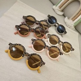 عینک گرد  پلنگی