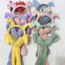 گوشبند پمپی صدا دار طرح تمساح